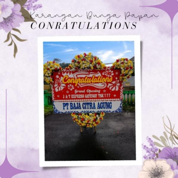 Karangan Bunga Papan - Ucapan Congratulations #1