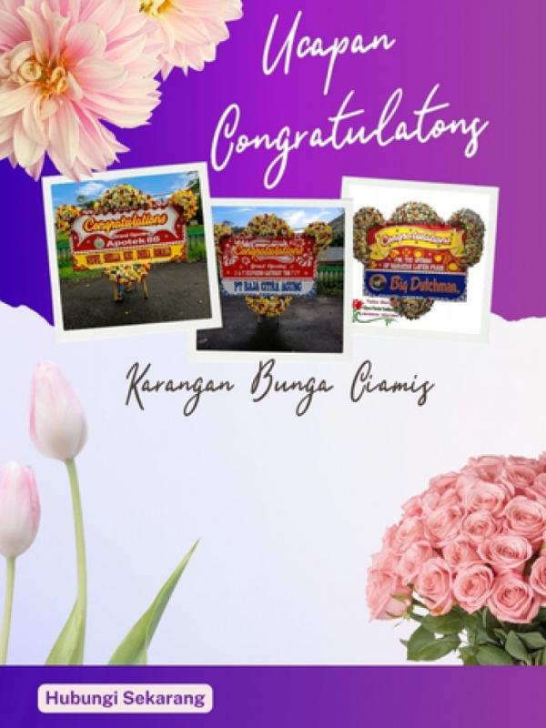 Karangan Bunga Congratulations